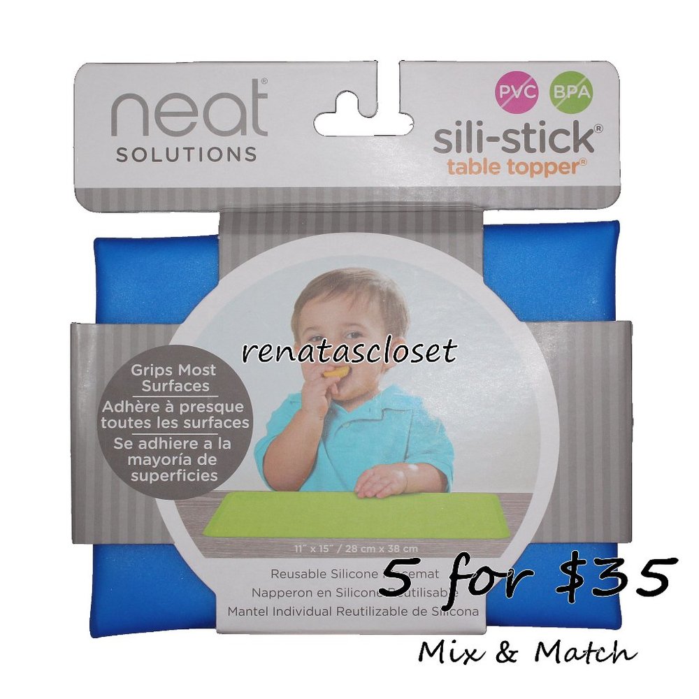 Neat Solutions Sili-Stick Table Topper NWT/NIP